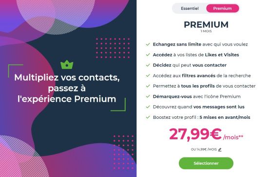 abonnement payant premium